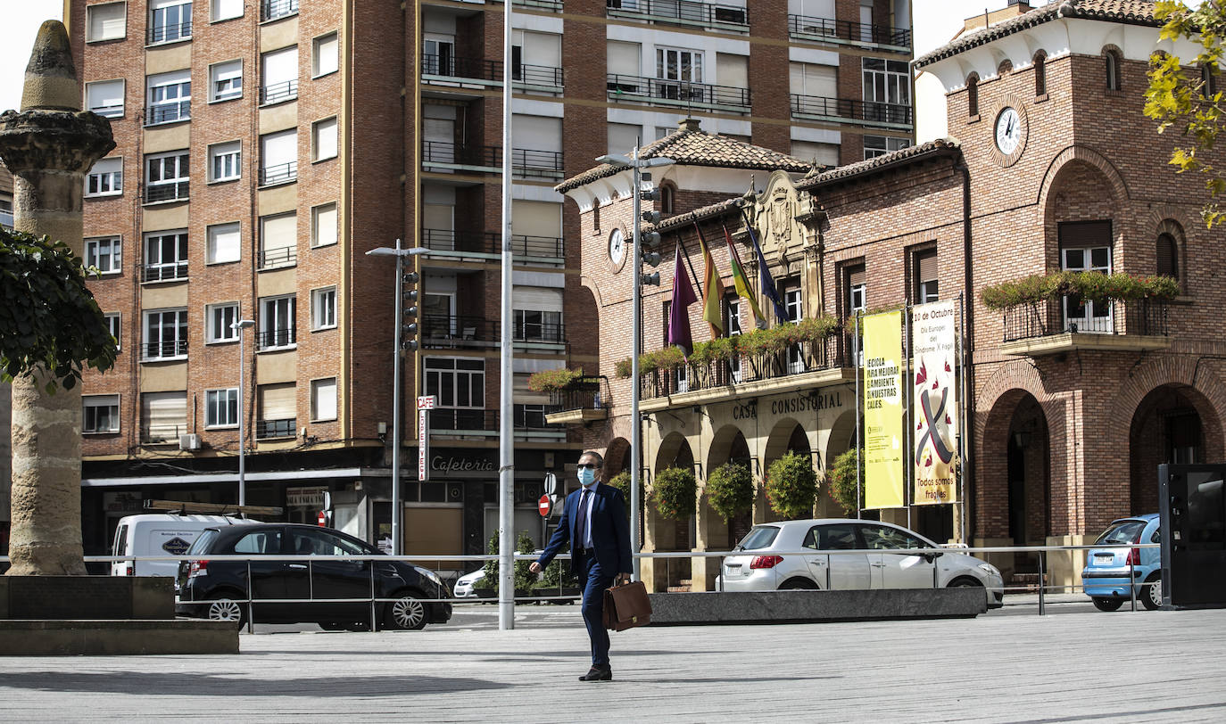 Fotos: Calahorra: primer día de confinamiento