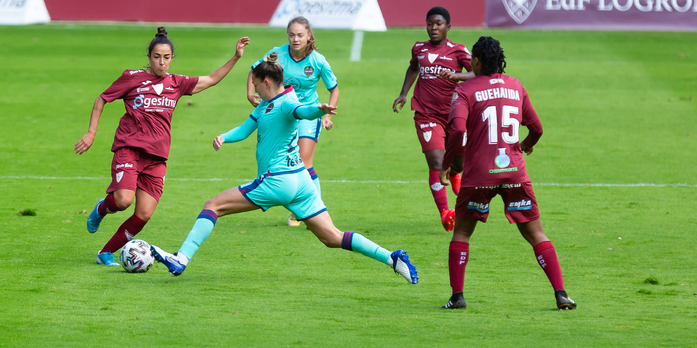 Las riojanas abrieron la Primera Iberdrola en Las Gaunas perdiendo ante el Levante