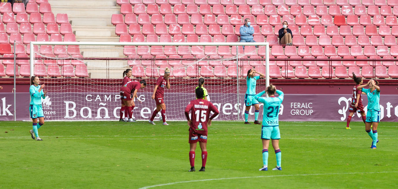 Las riojanas abrieron la Primera Iberdrola en Las Gaunas perdiendo ante el Levante