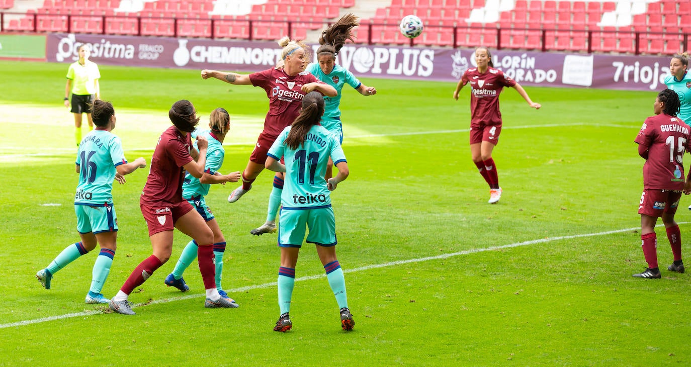 Las riojanas abrieron la Primera Iberdrola en Las Gaunas perdiendo ante el Levante