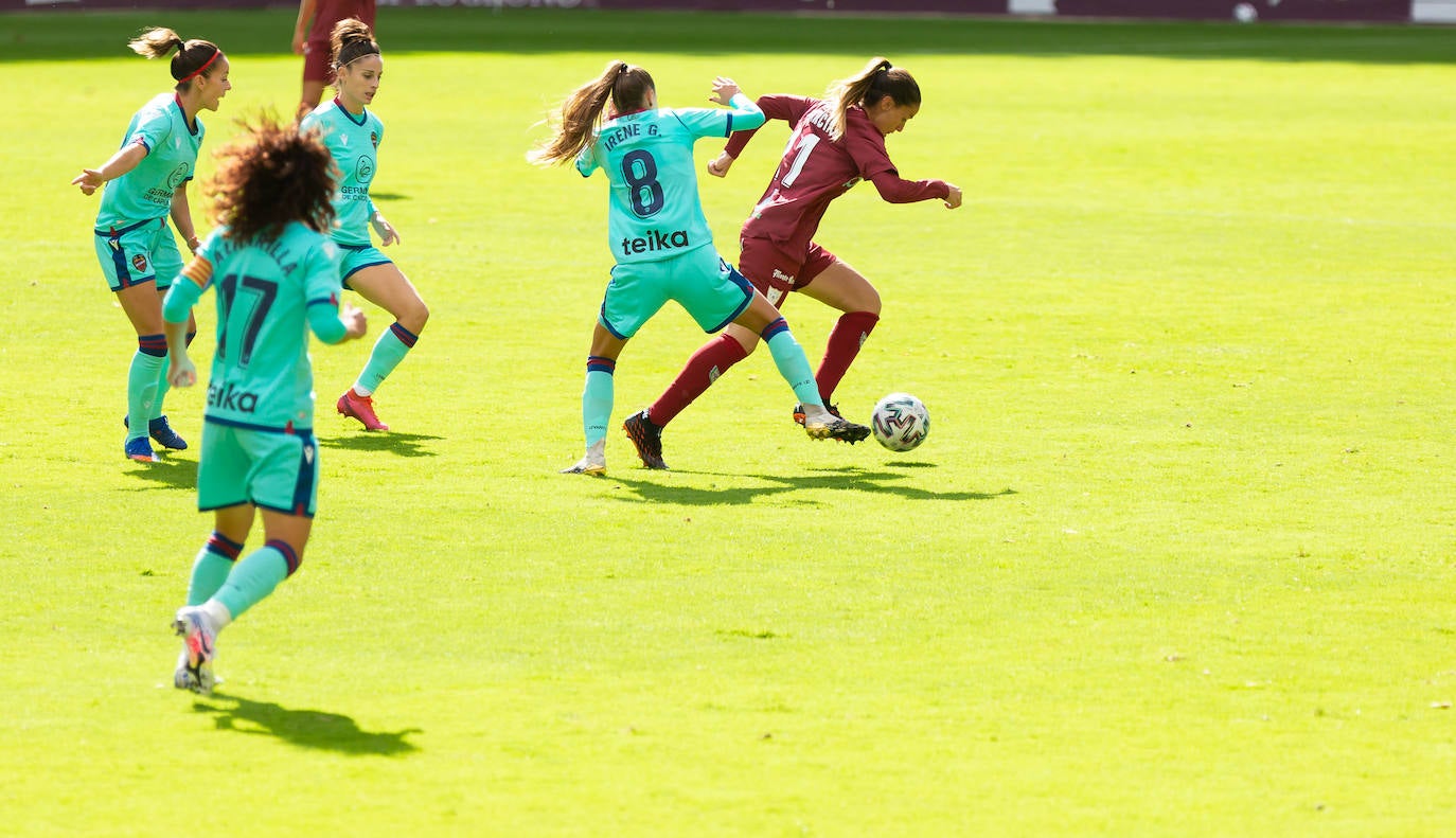 Las riojanas abrieron la Primera Iberdrola en Las Gaunas perdiendo ante el Levante