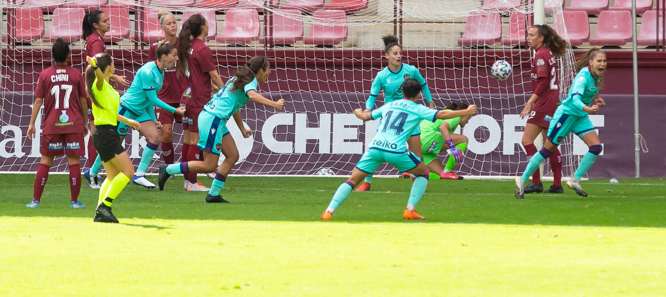 Las riojanas abrieron la Primera Iberdrola en Las Gaunas perdiendo ante el Levante