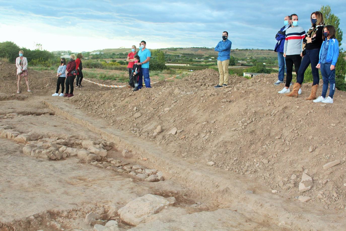 Una visiata al yacimiento romano de La Morlaca de Villamediana, que data de entre los siglos III y IV.