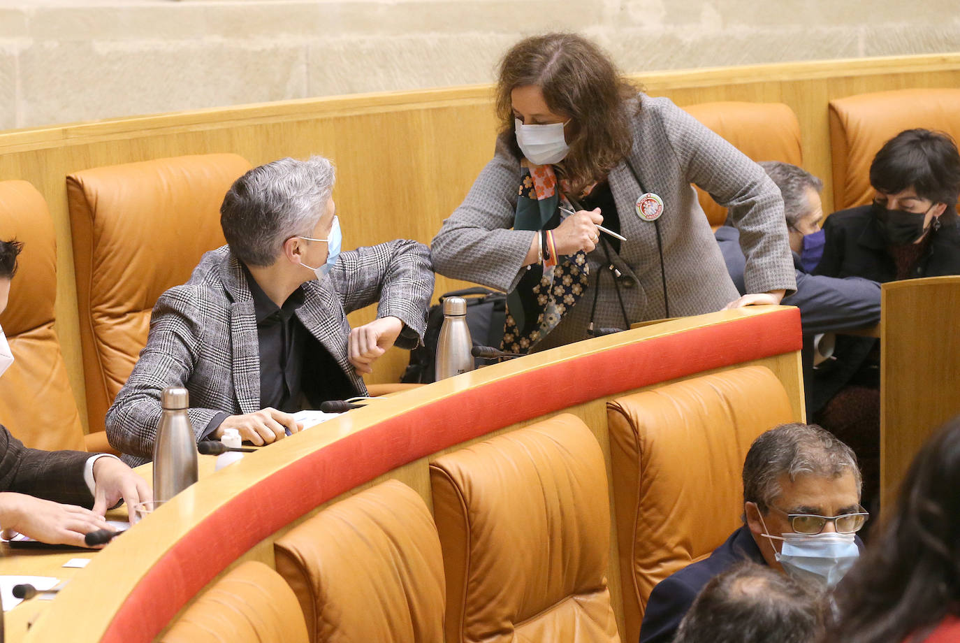 Sesión en el Parlamento 