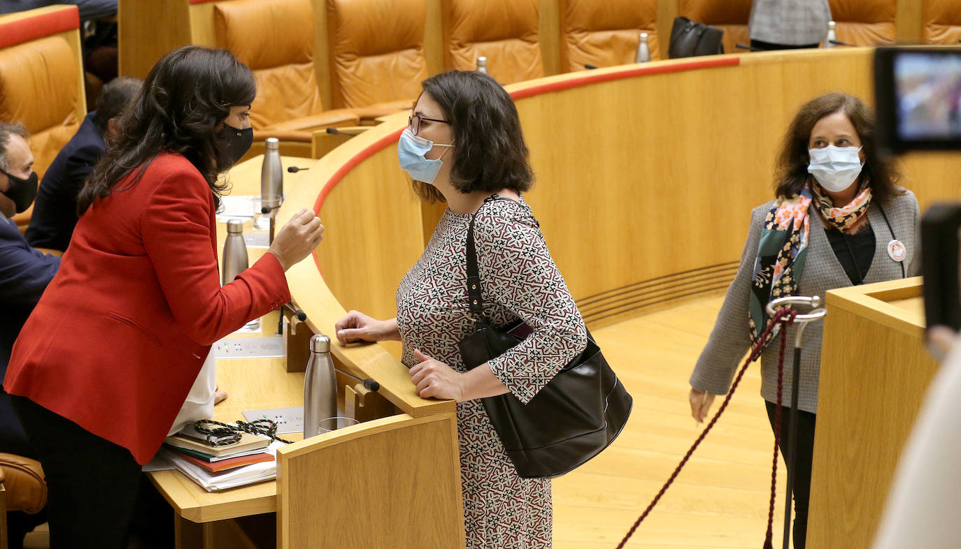 Sesión en el Parlamento 