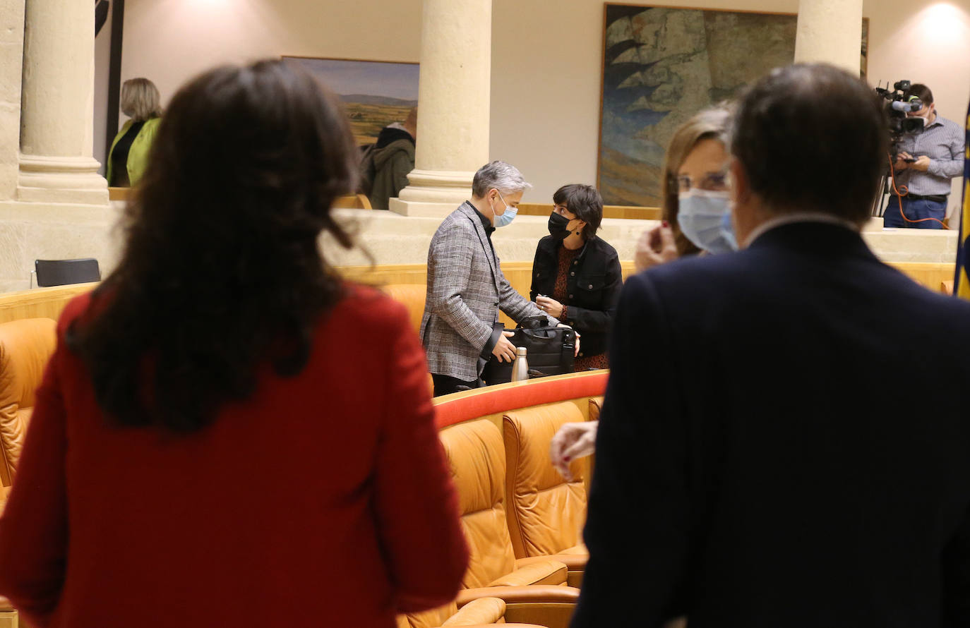 Sesión en el Parlamento 