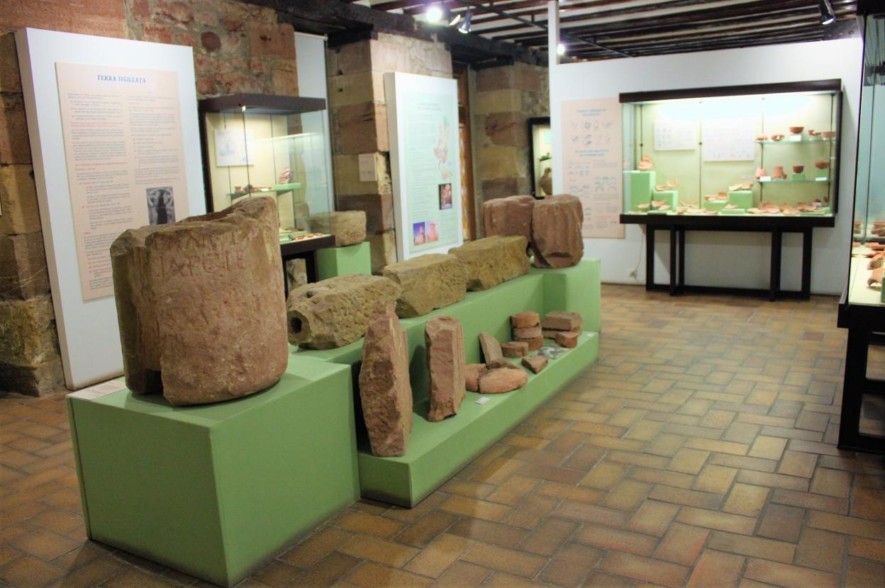 Sala del Museo Histórico Arqueológico Najerillense. 