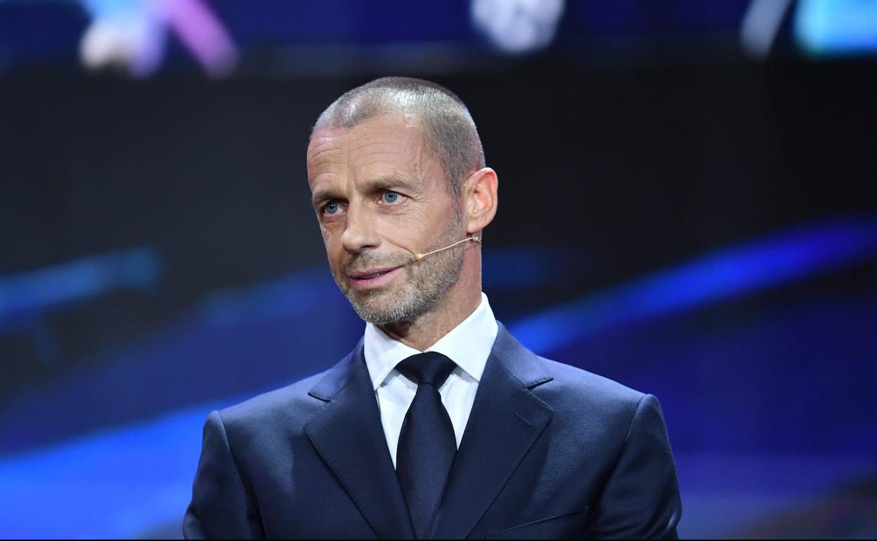 Aleksander Ceferin, presidente de la UEFA. 