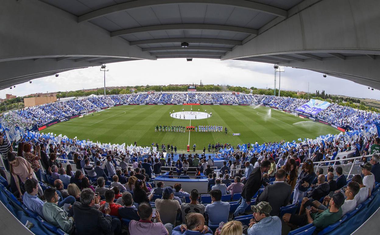 Butarque, campo del Leganés. 