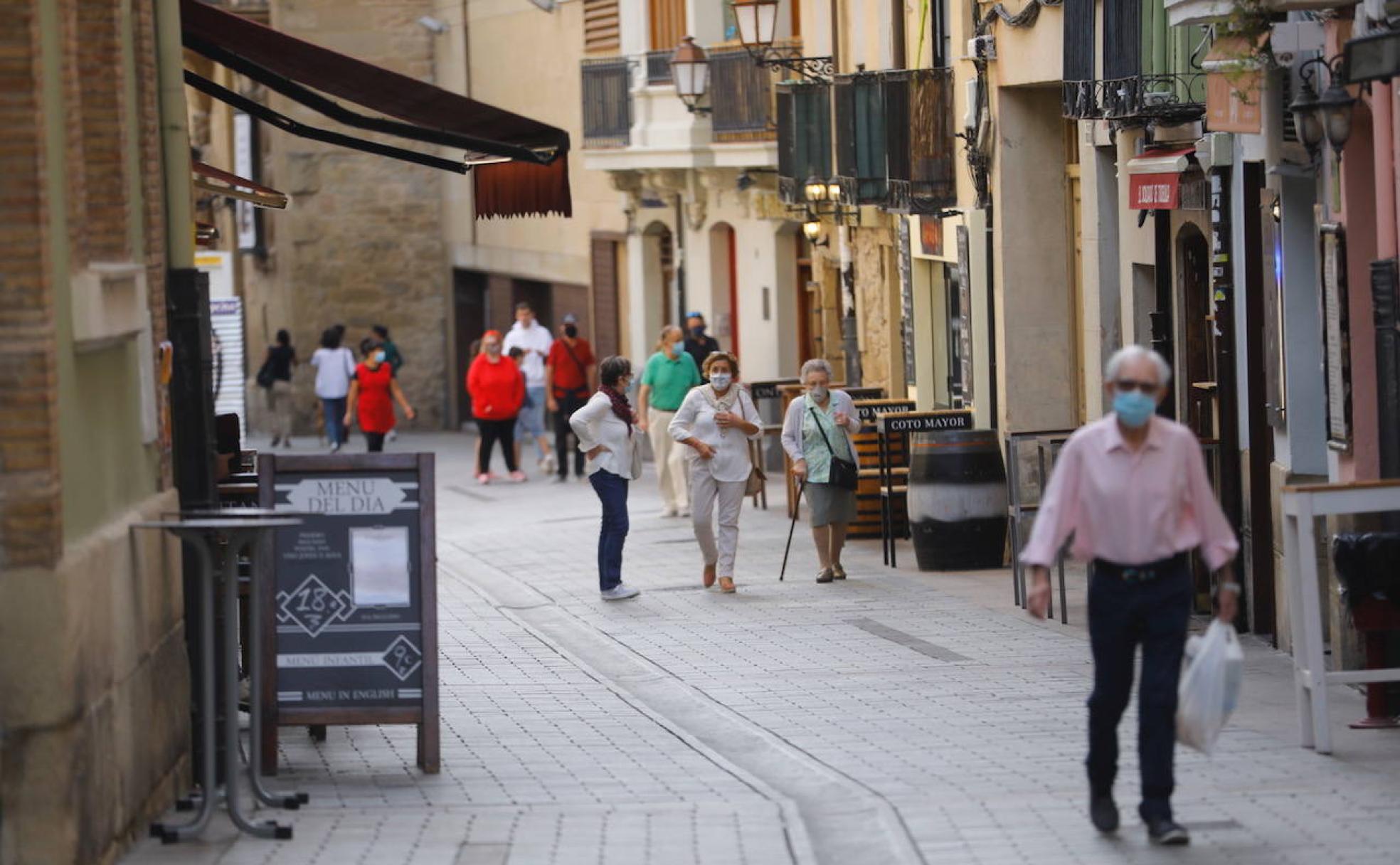 Calle San Agustín de Logroño. 