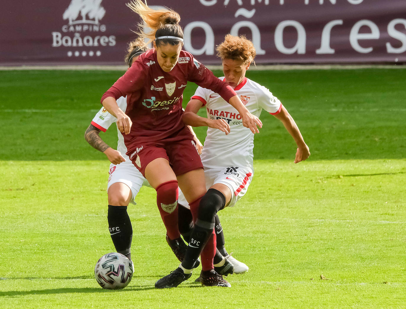 Las riojanas han sumado su primer punto de la temporada ante el bloque hispalense