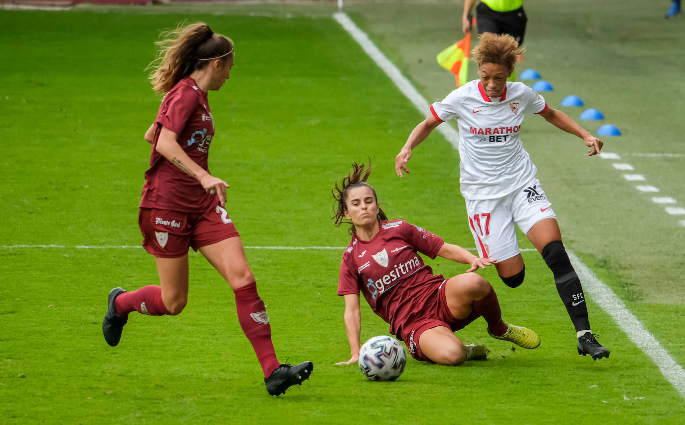 Las riojanas han sumado su primer punto de la temporada ante el bloque hispalense