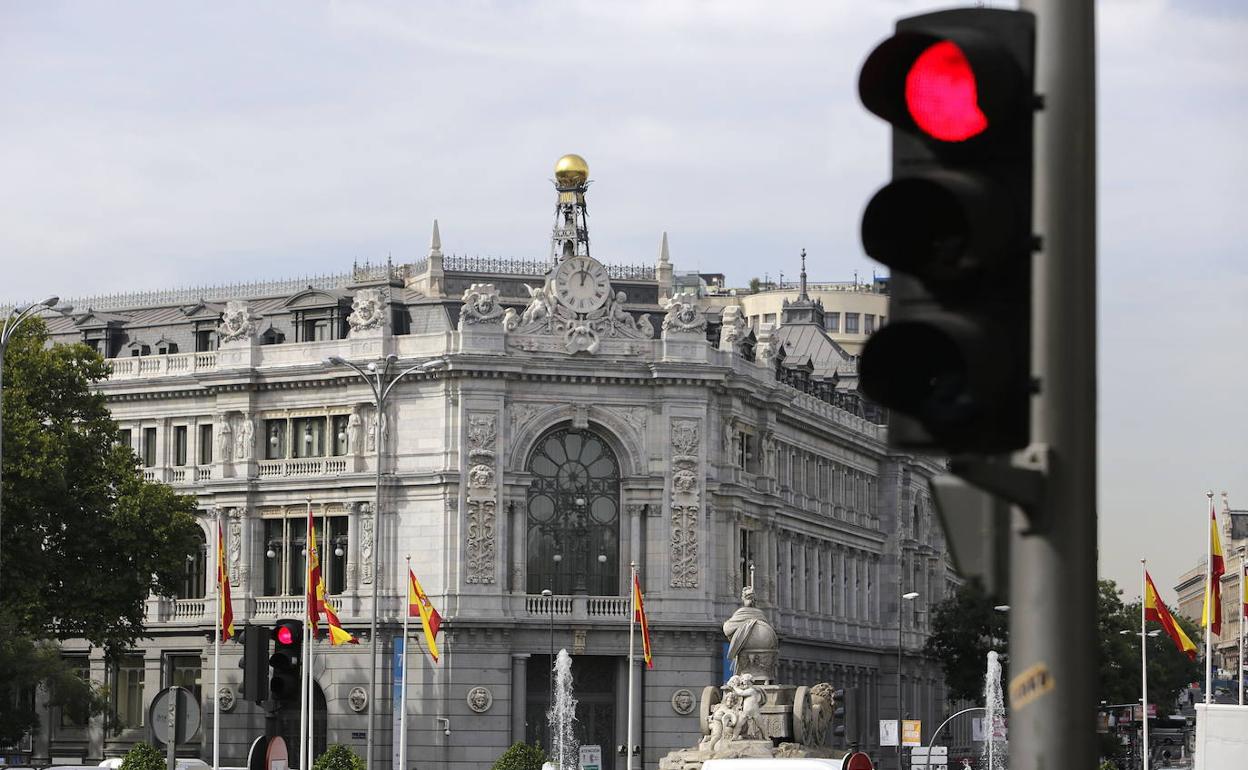 La sede del Banco de España, en la madrileña calle de Alcalá 