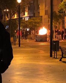 Imagen secundaria 2 - Disturbios en Logroño: videos y fotos de la violencia ocurrida en la capital de La Rioja