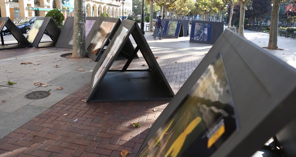 Fotos: El centro de Logroño despiera incrédulo tras la noche de destrozos y saqueos