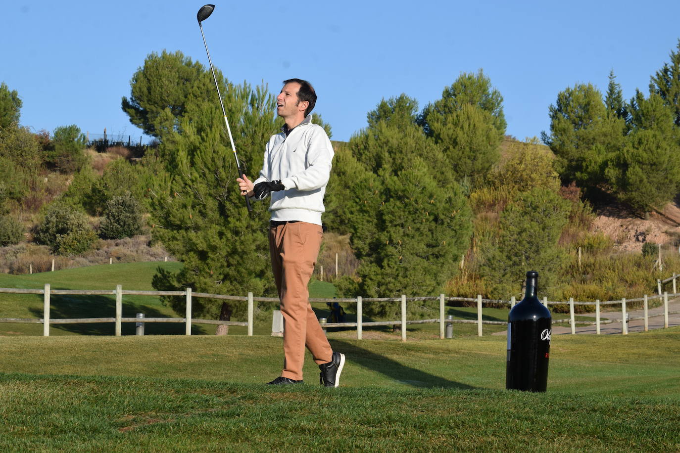 El torneo de la Liga Golf y Vino se disputó con unas magníficas condiciones climatológicas