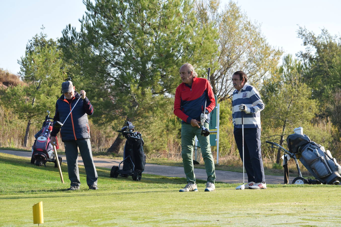 El torneo de la Liga Golf y Vino se disputó con unas magníficas condiciones climatológicas