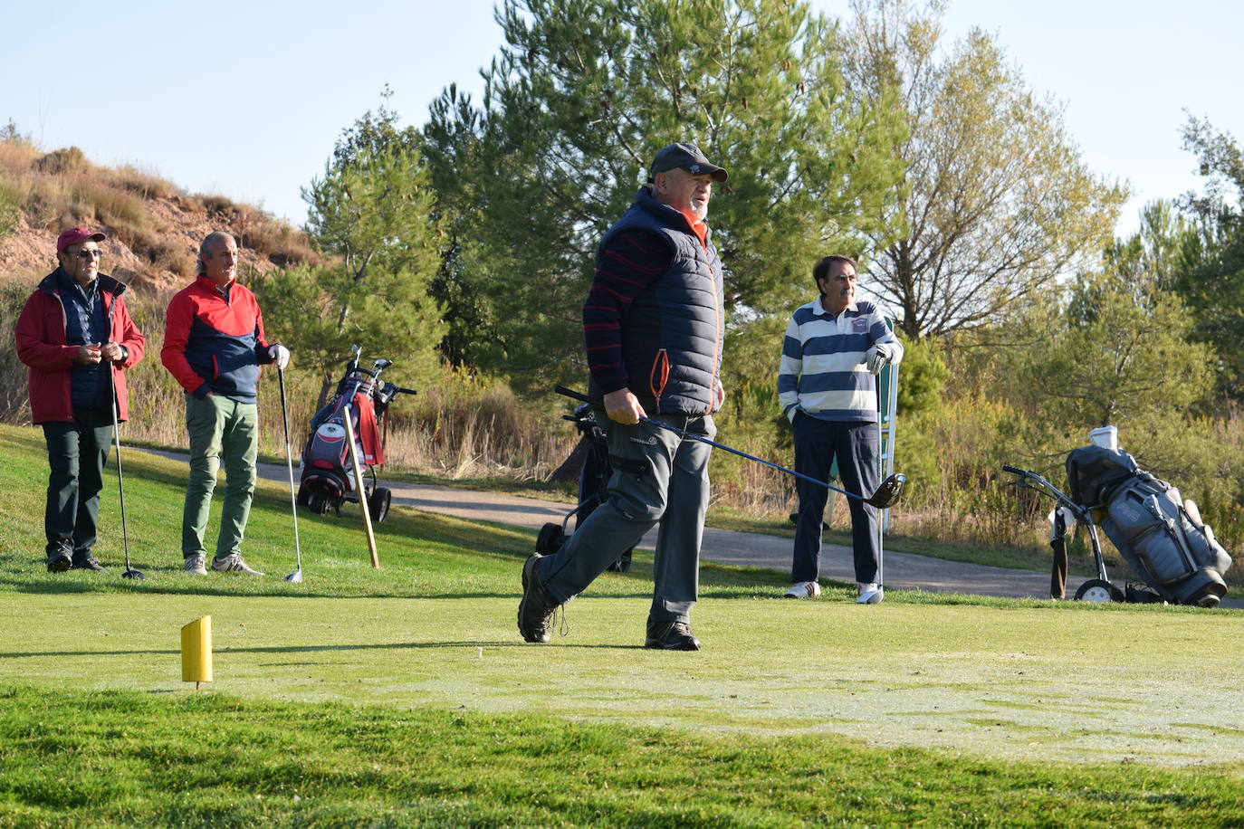 El torneo de la Liga Golf y Vino se disputó con unas magníficas condiciones climatológicas