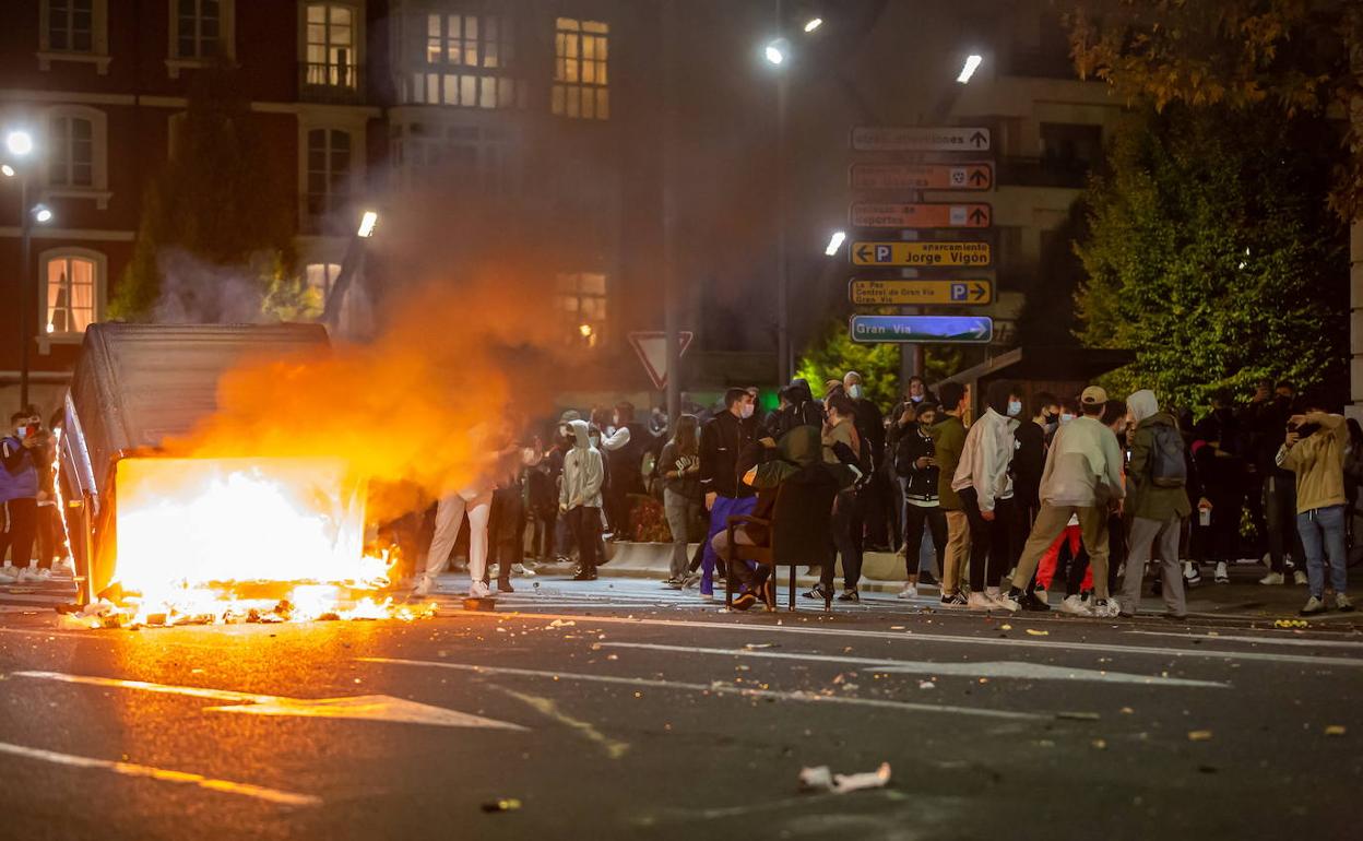 Actos vandálicos de este fin de semana en Logroño.