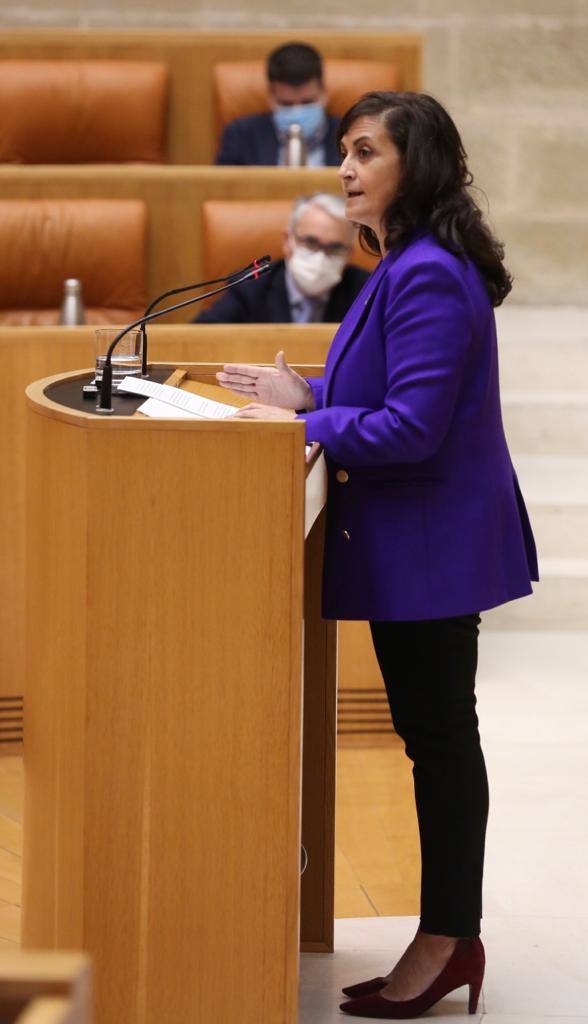 Intervención de la presidenta del Gobierno de La Rioja en la sesión plenaria celebrada esta mañana.