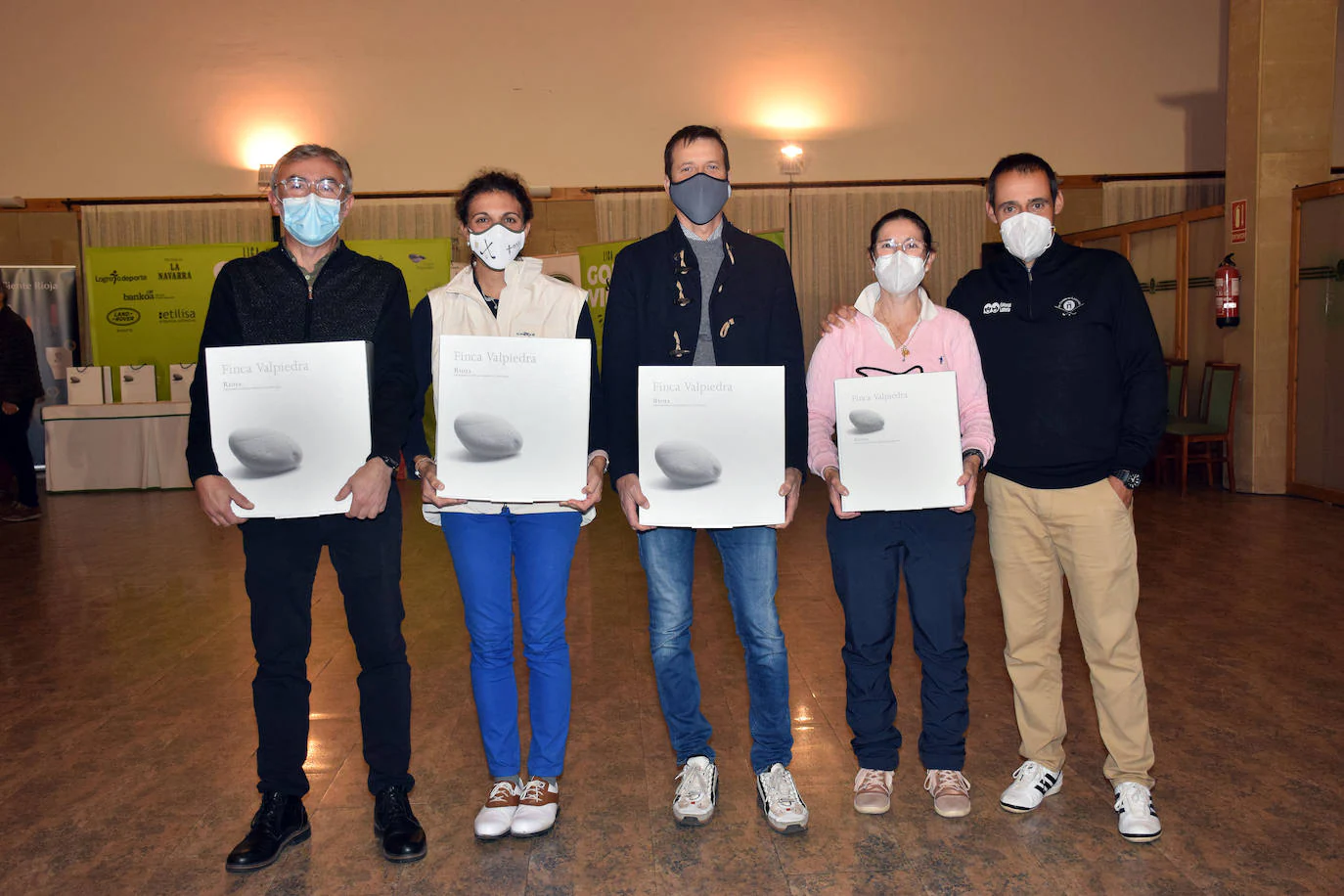 Los mejores recibieron sus recompensas tras la jornada de juego de la sexta cita de la Liga Golf y Vino