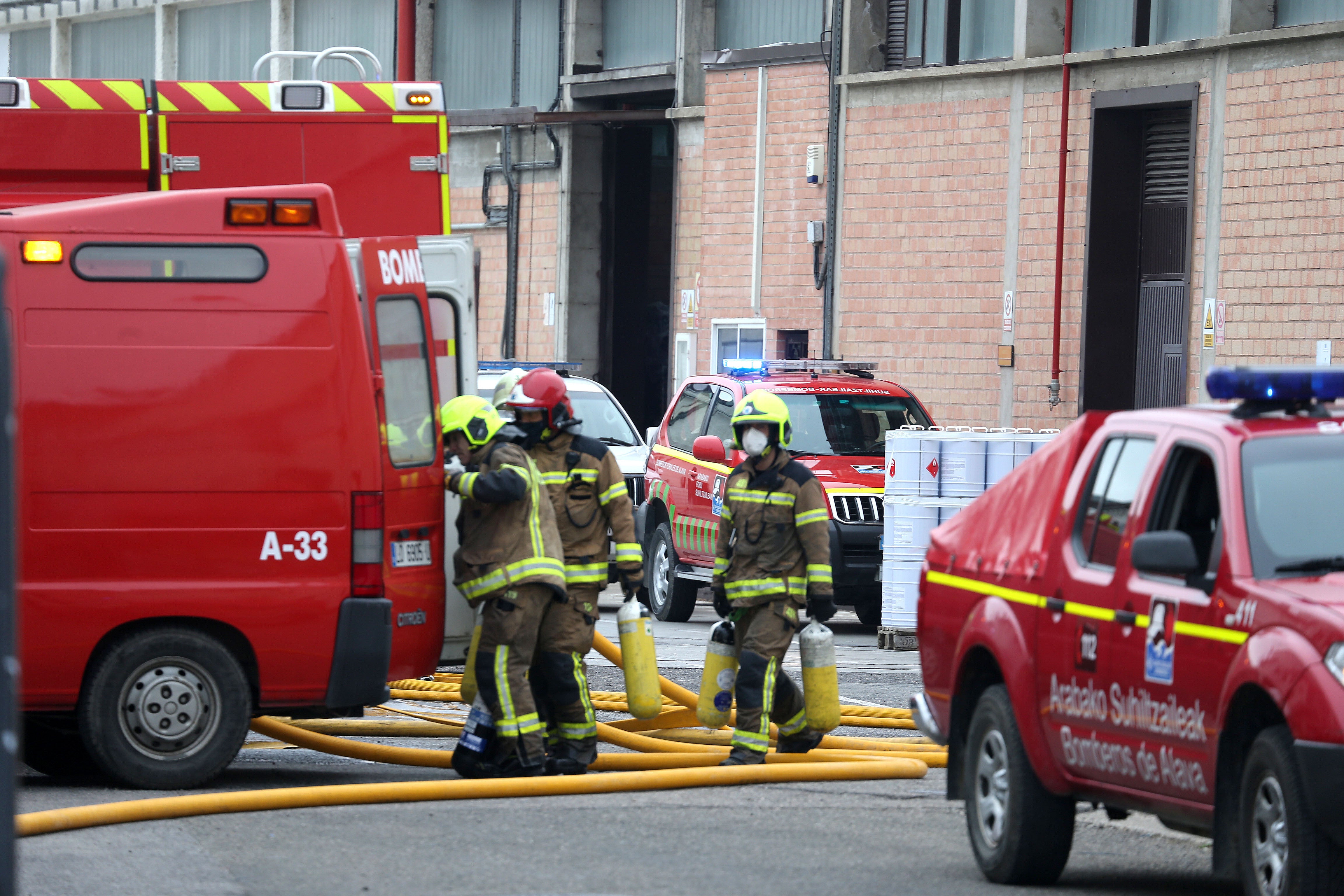 Fotos: Incendio en la empresa Kupsa