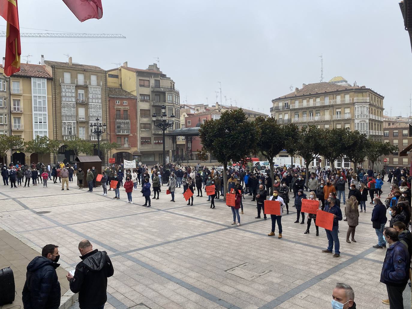 Fotos: Protestas de los hosteleros riojanos