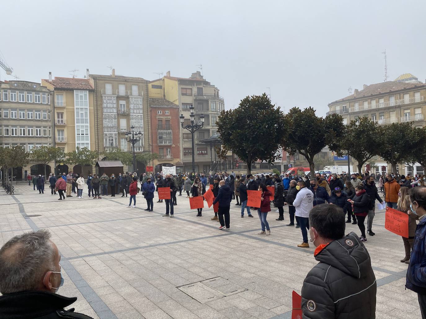 Fotos: Protestas de los hosteleros riojanos