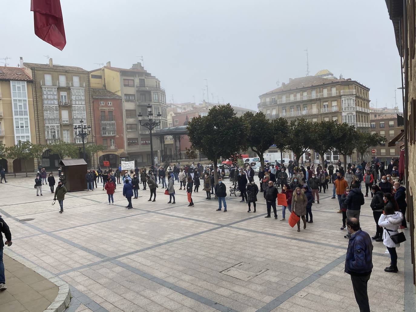 Fotos: Protestas de los hosteleros riojanos