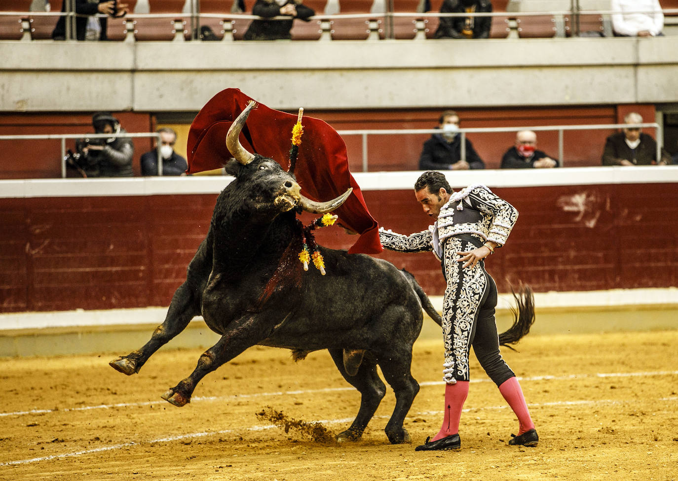 Gómez del Pilar le cortó una oreja a los Miuras