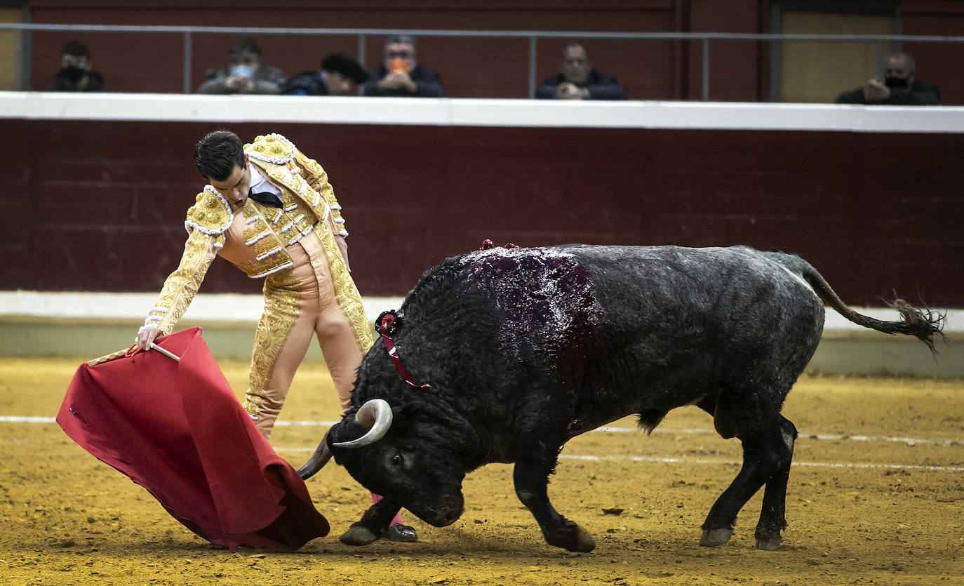 Octavio Chacón ha cortado una oreja en La Ribera en un festejo de la Gira de la Reconstrucción. 