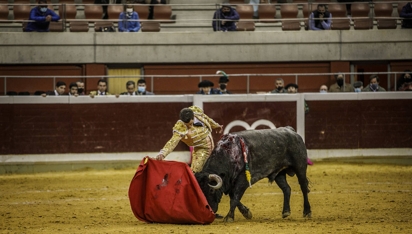 Octavio Chacón ha cortado una oreja en La Ribera en un festejo de la Gira de la Reconstrucción. 