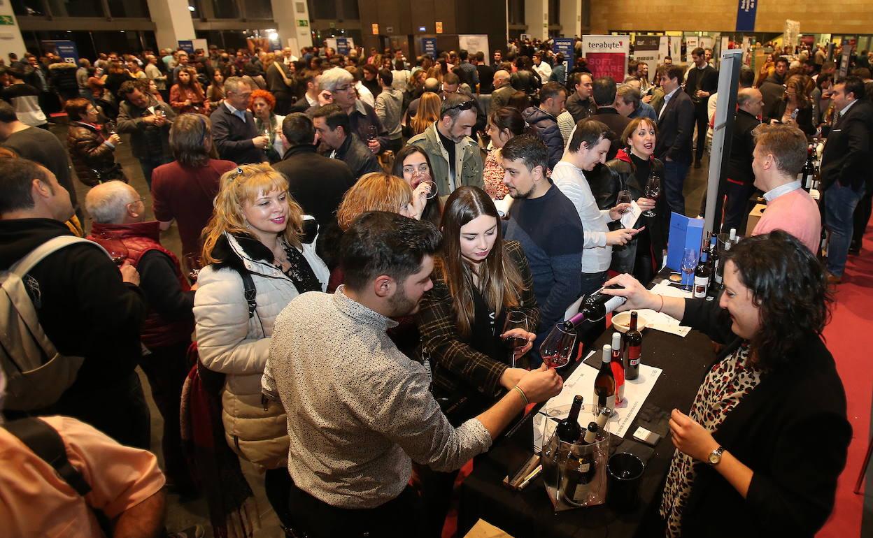 Imagen de la última edición de la tradicional fiesta de Bodegas Familiares para presentar la añada. 