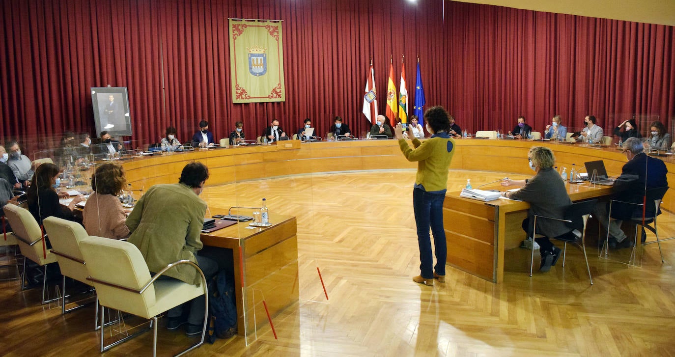 Fotos: El debate del pleno de Logroño