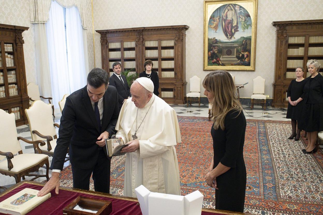 El Papa recibió recientemente a Pedro Sánchez. 