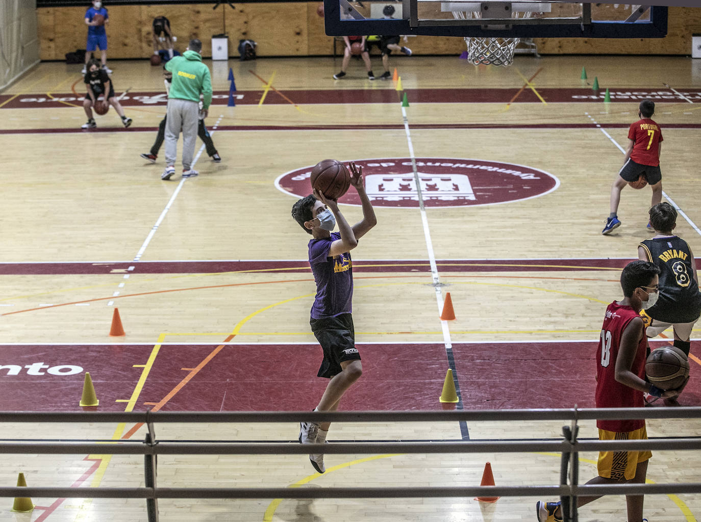 La vuelta de los equipos a los entrenamientos del deporte escolar.