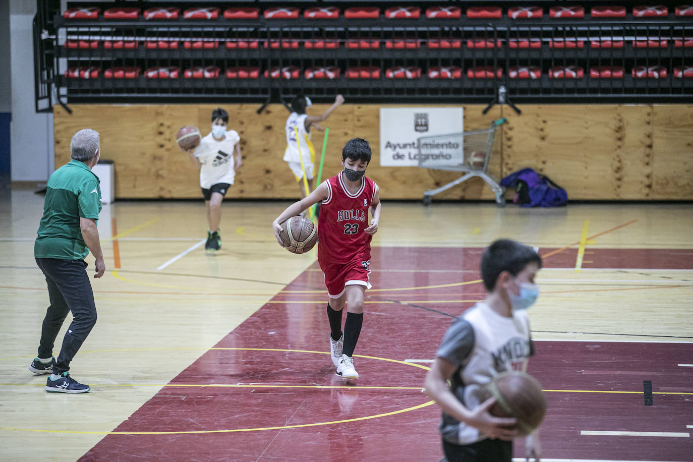 La vuelta de los equipos a los entrenamientos del deporte escolar.