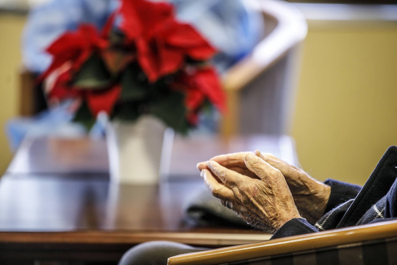 Los centros de mayores reabren sus puertas para comenzar con las primeras visitas de los familiares.