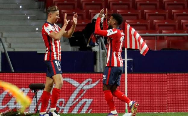 El Atlético cumple antes de la final de Salzburgo