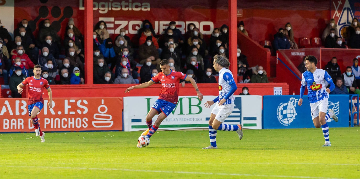 Los riojabajeños han ganado al Ejea con un gol de Cristian. 