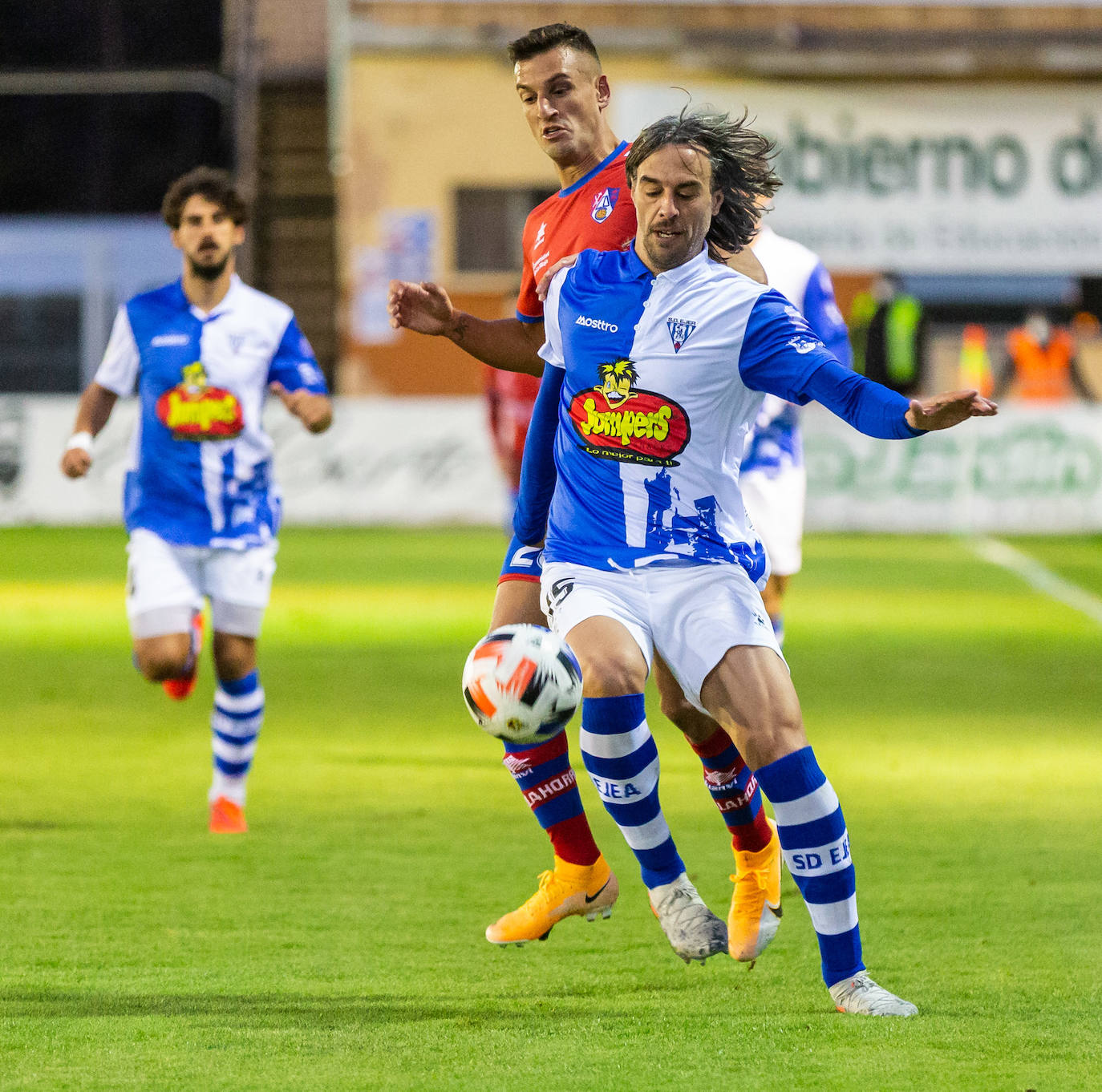 Los riojabajeños han ganado al Ejea con un gol de Cristian. 