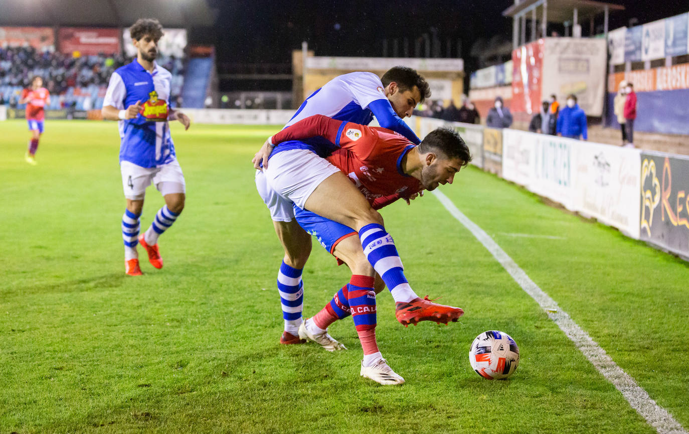 Los riojabajeños han ganado al Ejea con un gol de Cristian. 