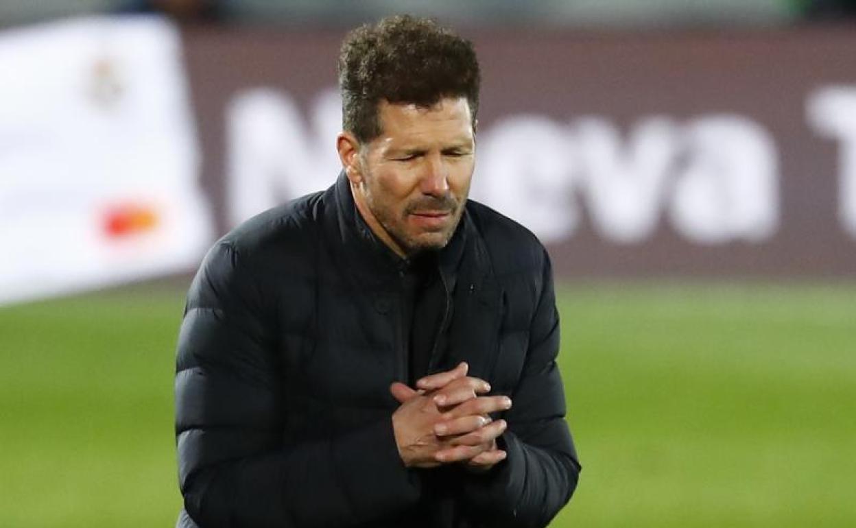 Diego Simeone, técnico del Atlético. 