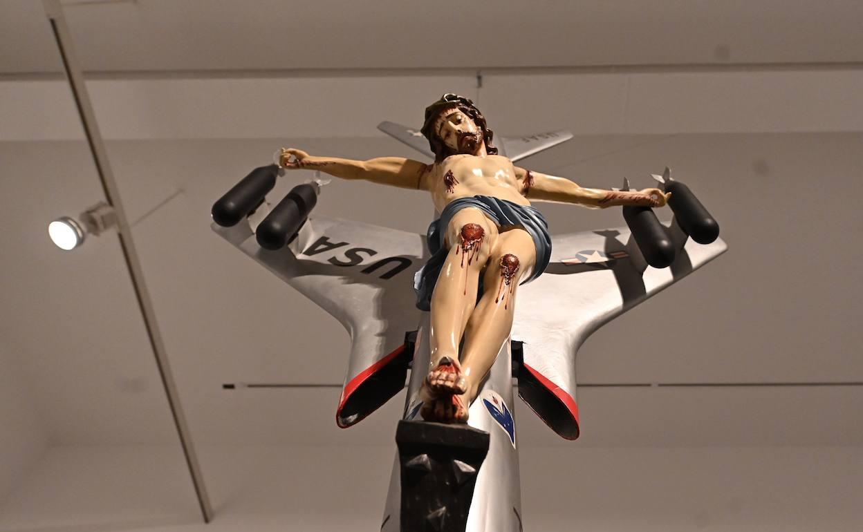 'La civilización Occidental y Cristiana' (1965), la obra más conocida de Ferrari y presente en la muestra. 