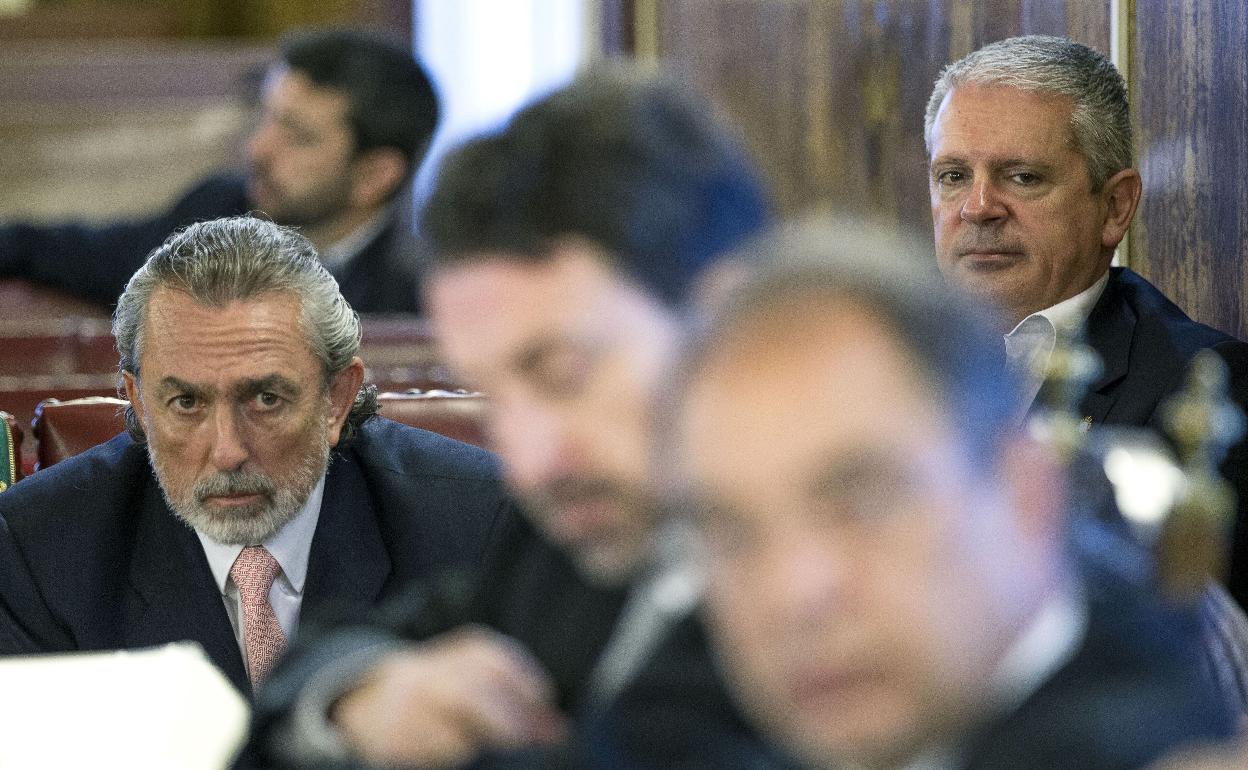 Imagen de una de las sesiones del juicio del 'caso Gürtel'. 