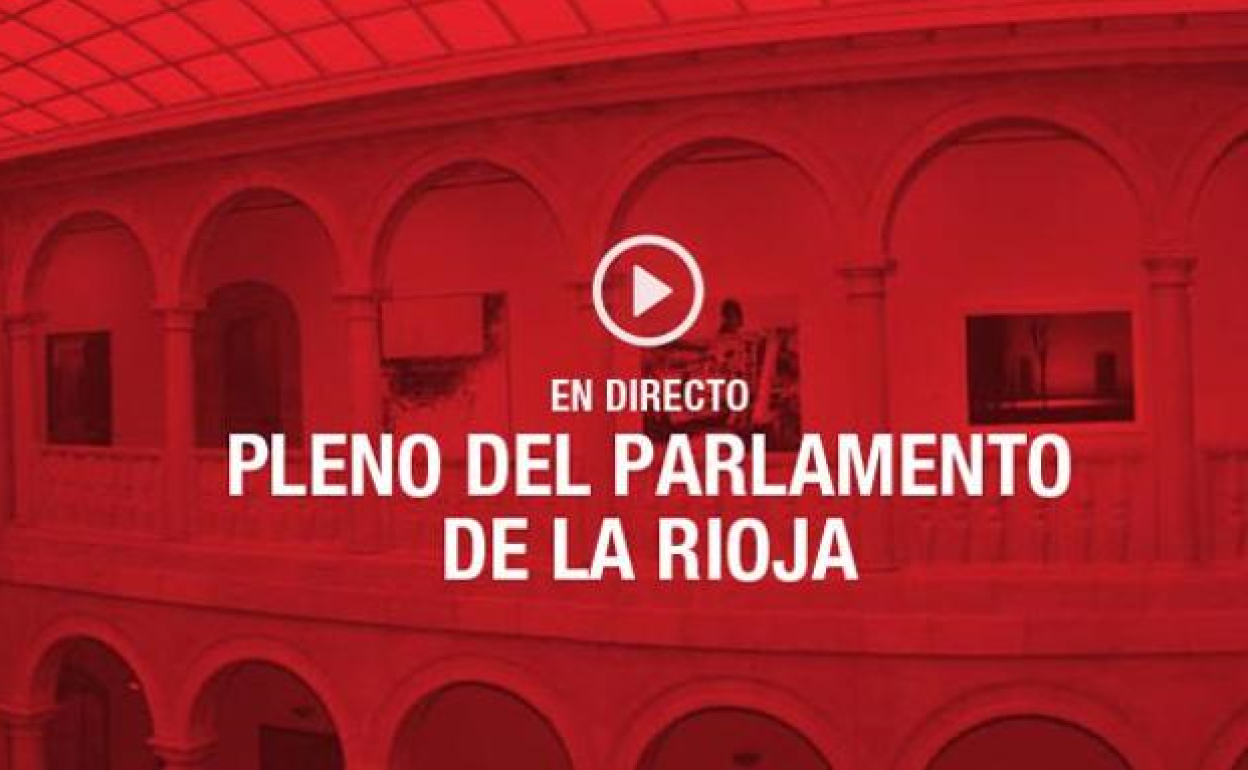 EN DIRECTO: Pleno en el Parlamento de La Rioja