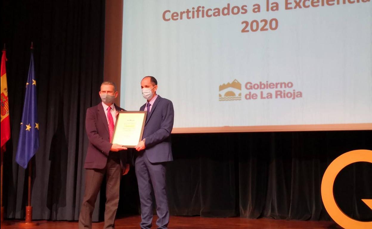 El colegio Corazonistas de Haro, premio a la Excelencia en los Servicios Públicos