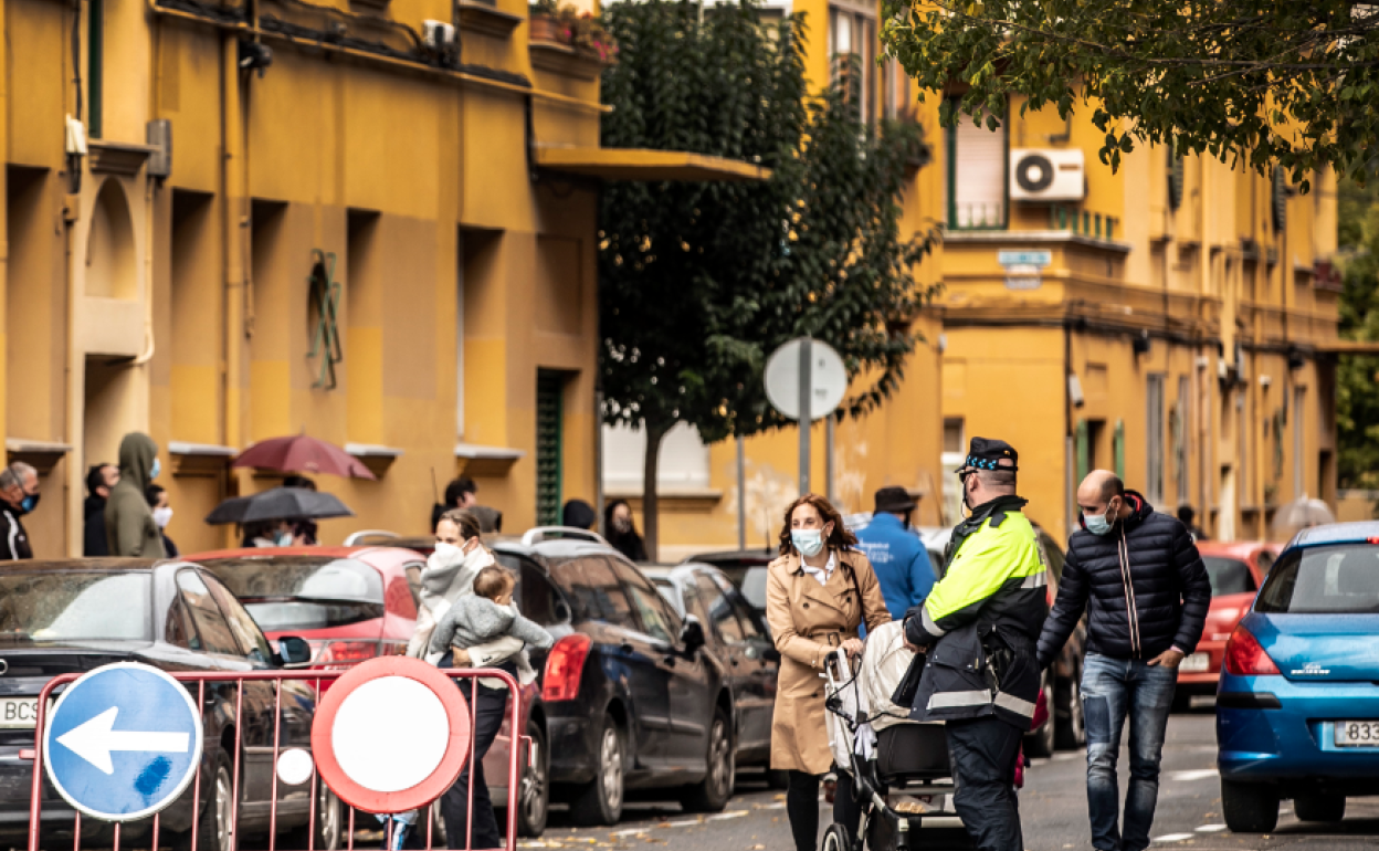 Una céntrica calle logroñesa. 