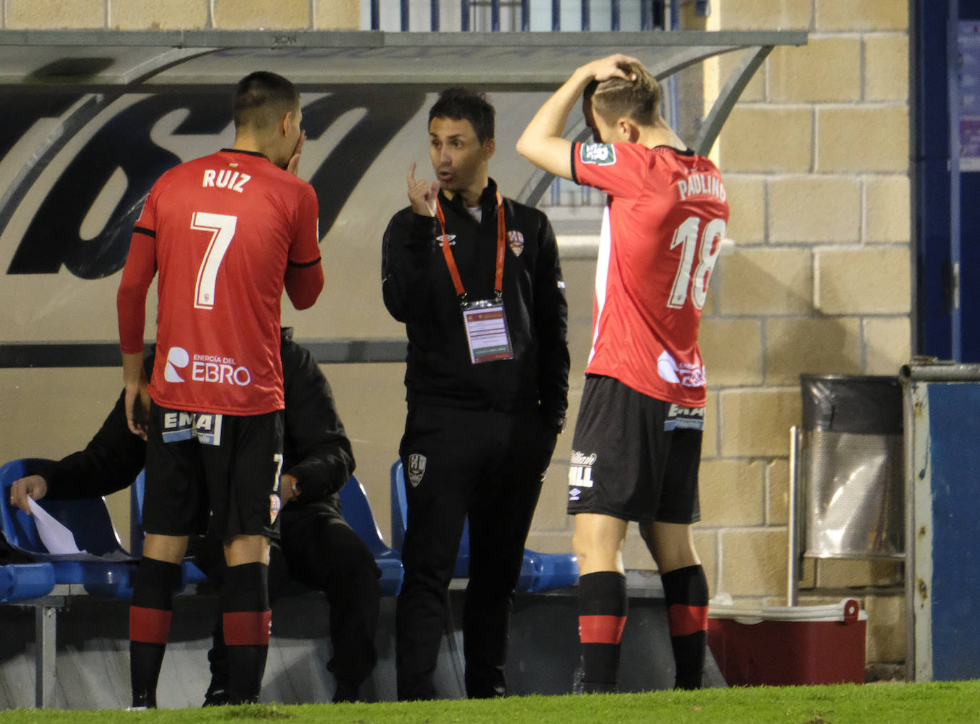 Los blanquirrojos se despiden de la Copa tras perder contra el Amorebieta.