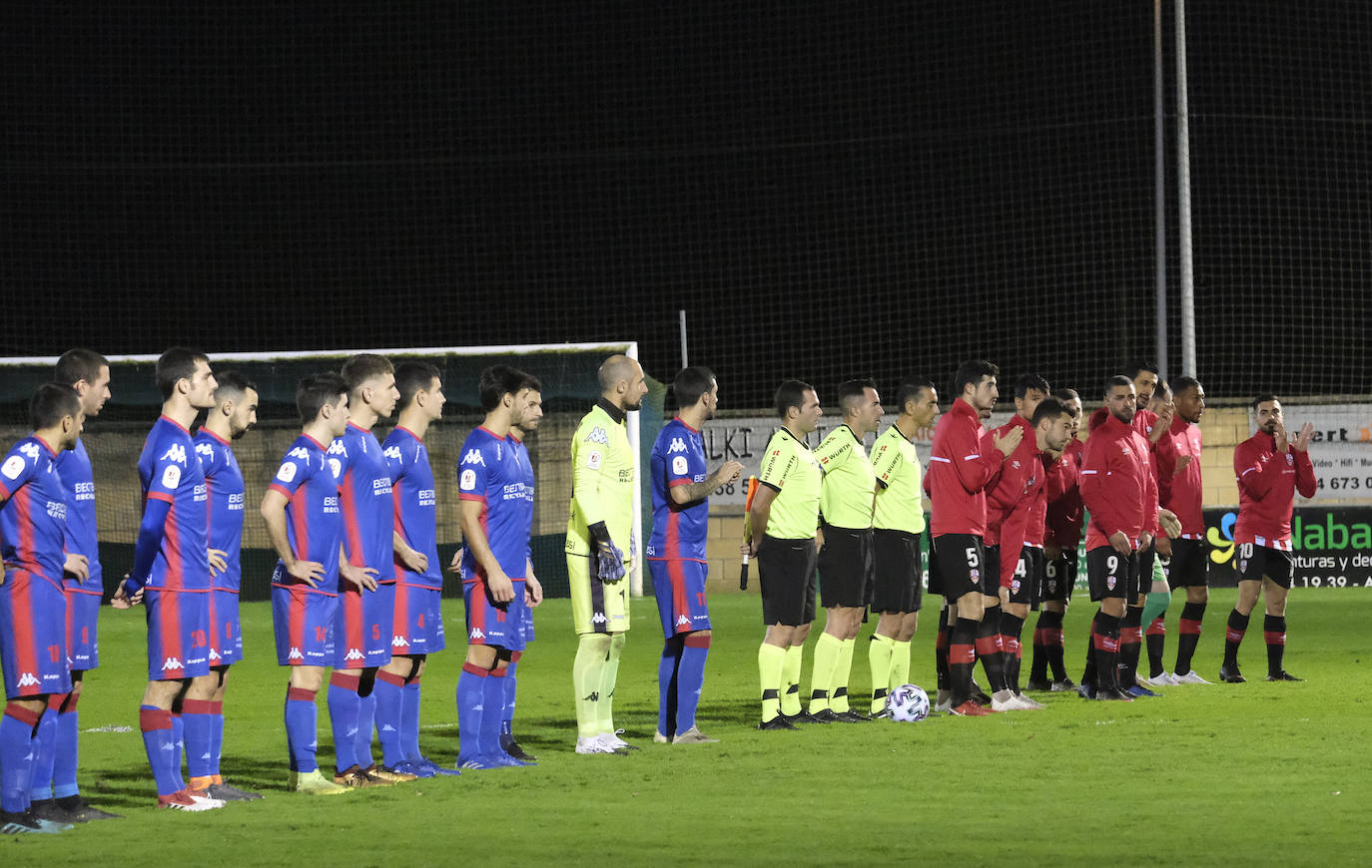 Los blanquirrojos se despiden de la Copa tras perder contra el Amorebieta.